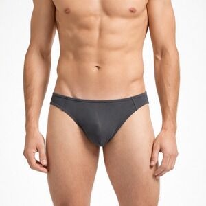 Andrew Christian NoShow Ultra Low Rise Jock Steel Grey Size S (28-31) #93423 NWT